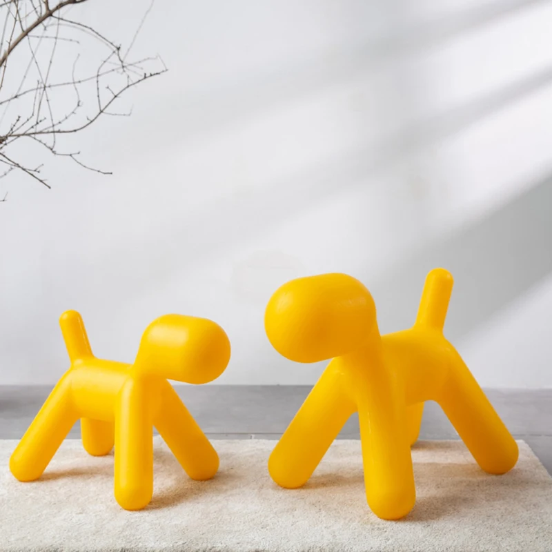 

Декор для комнаты, скульптура мультяшной собаки, украшение, стул-животное, игрушки, креативный стул, современное минималистичное украшение, аксессуары для дома, сиденье