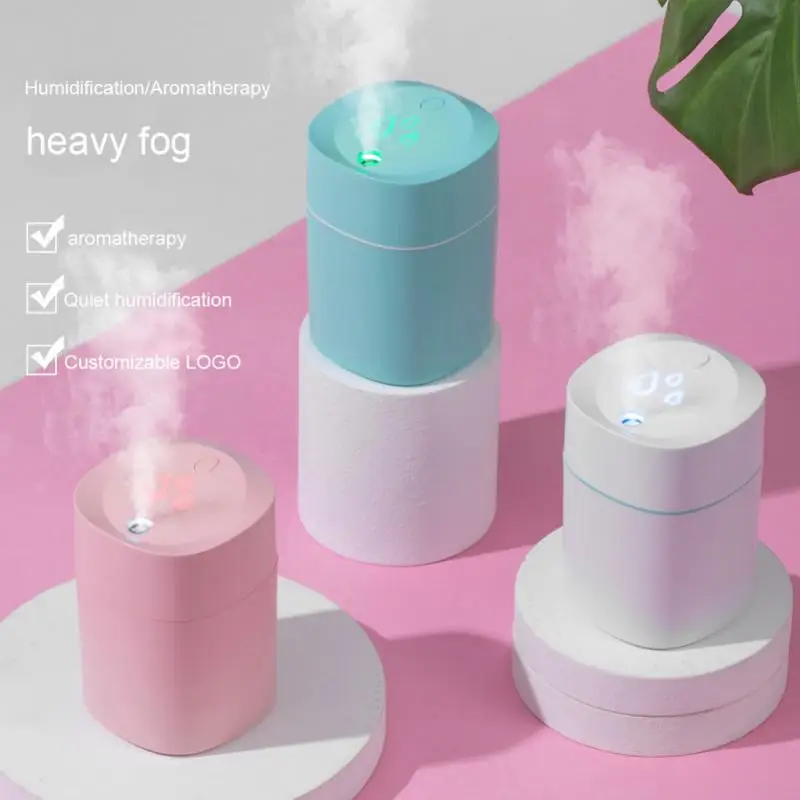 

220ML USB Air Humidifier Mini Essential Oil Diffuser Ultrasonic Cool Mist Maker Purifier with Night Light for Home Car Office