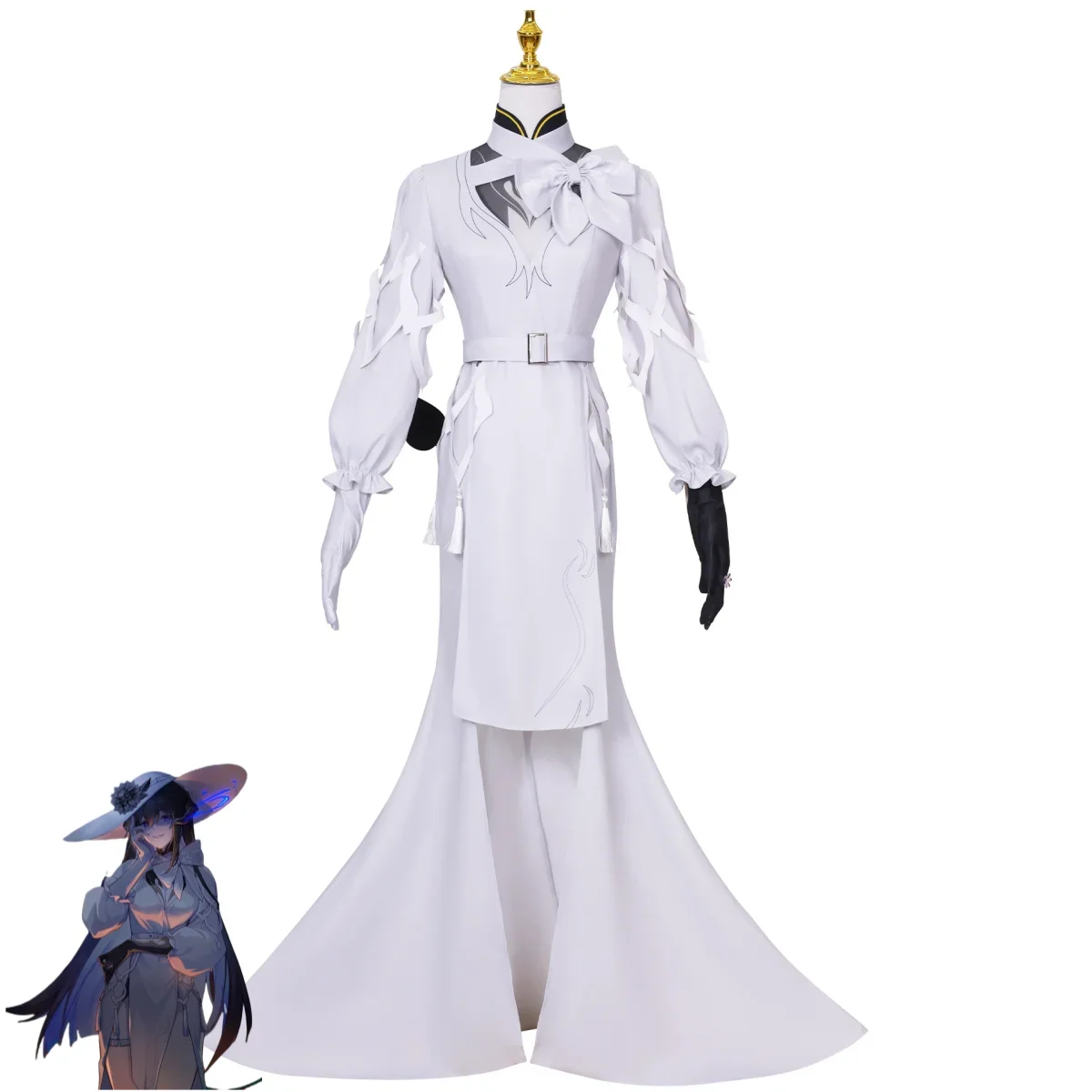 Костюм для косплея по мотивам аниме хонкай: звезда рельс Констанс