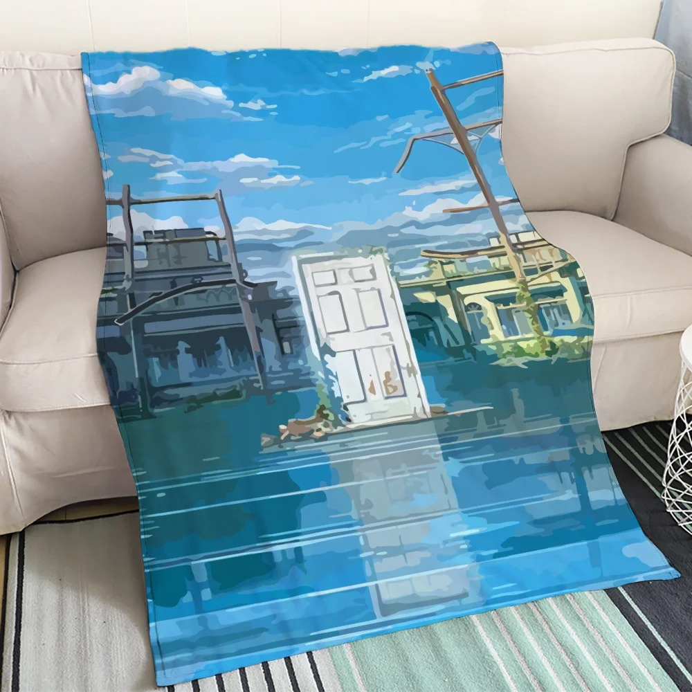 Декоративное стеганое одеяло из флисовой ткани Suzume для спальни домашнего декора