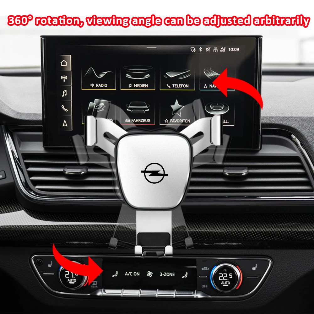 

Car Mount Phone Metal Mount Car Air Vent Clip Mount For iPhone For Opel OPC Astra Insignia Vectra Corsa Zafira Mokka Antara