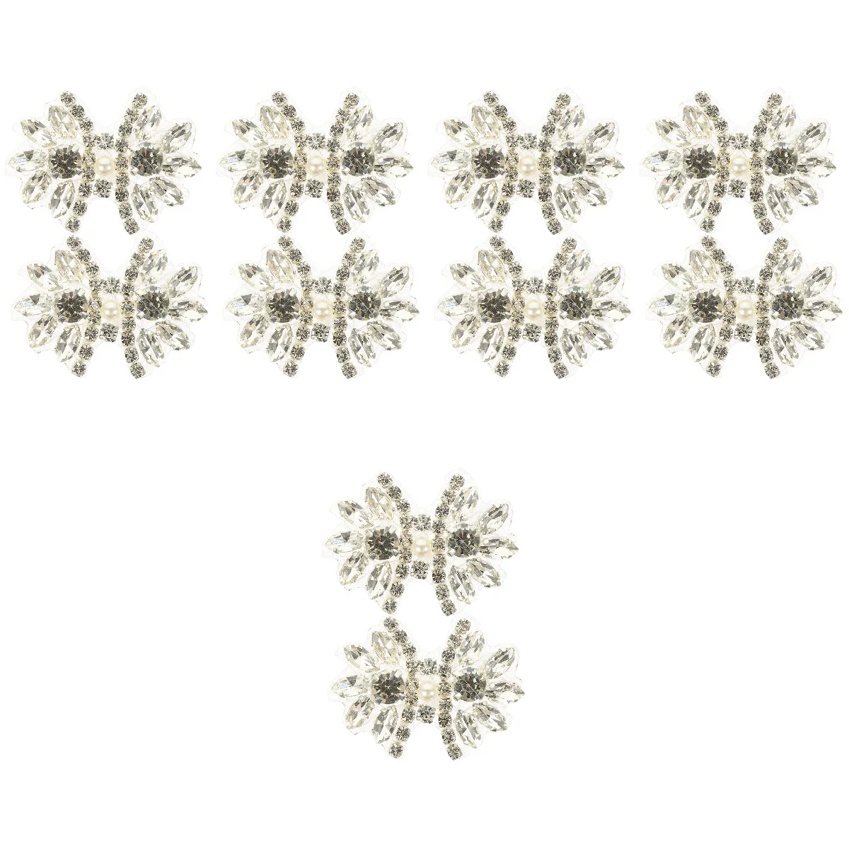 

10 Pcs Applique Embellishments For Crafting Iron On Rhinestones For Clothing for Repair Home Clothes