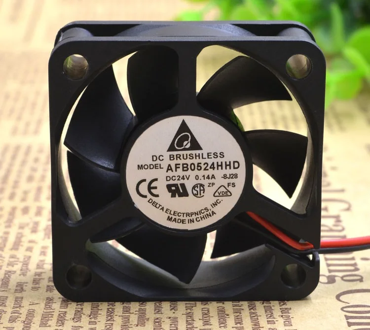 

SSEA New Cooling Fan For DELTA AFB0524HHD 24v 0.14a 5020 5cm 50*50*20mm Inverter FAN