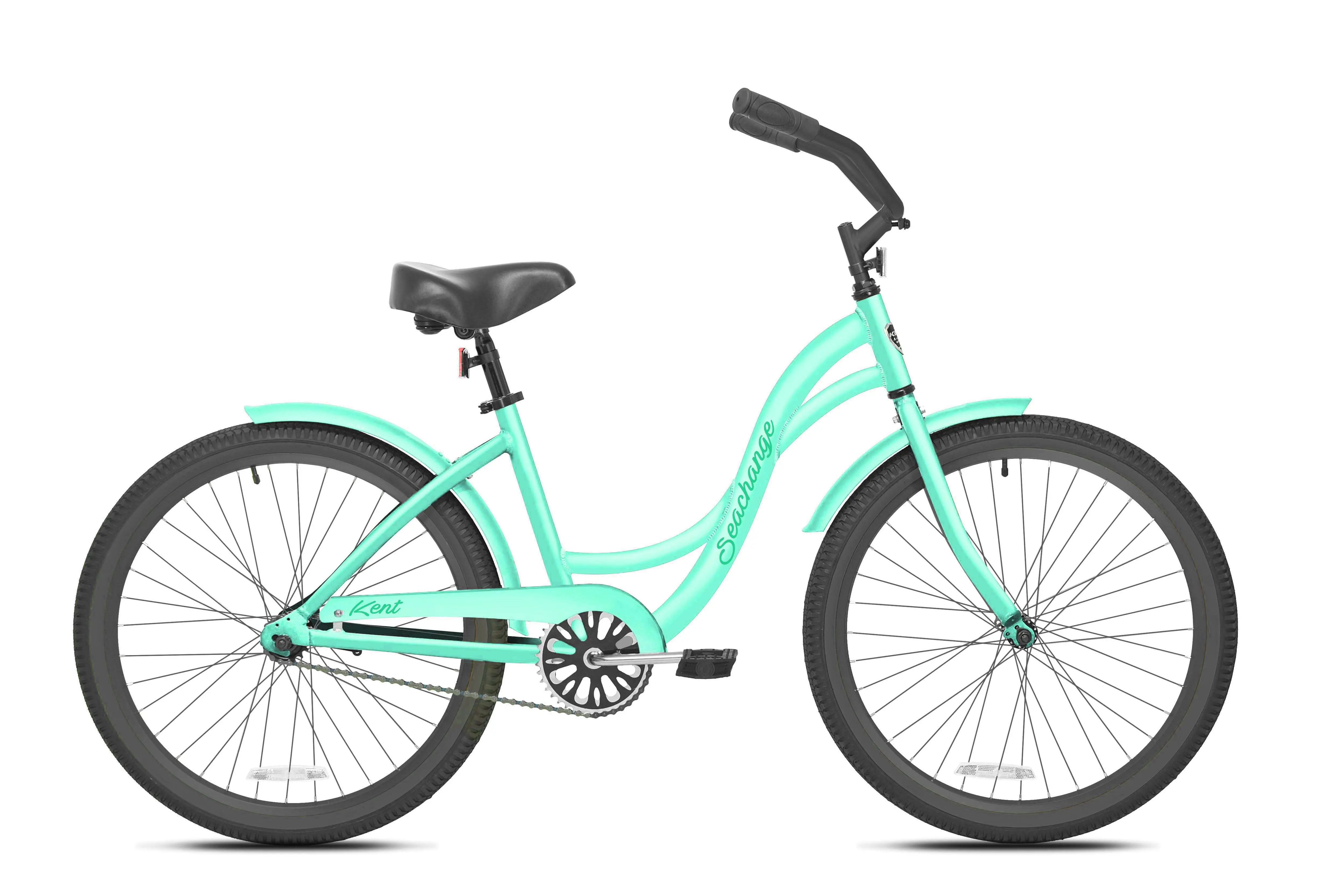 

24-inch Girls Seachange Beach Cruiser Bicycle, Mint Green