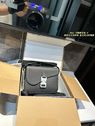 Новый пункт сумка через плечо в стиле Dior модный Натуральная кожа Женские сумки большая емкость седельная сумка Размер: 23*6*18см