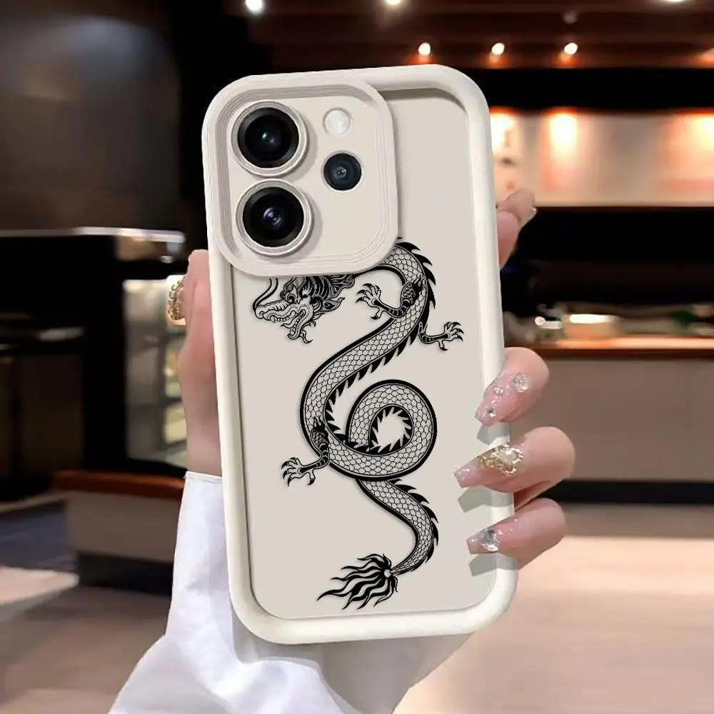 Фото Чехол для телефона с рисунком дракона в мультяшном стиле для HONOR X9D X9B X9C X9A X8D X8C X8B X8A X8 X7A X6B X6A X7 X9 MAGIC 5 6 7 8 №3