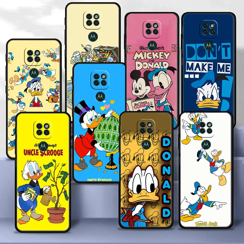 

Case Cover for Motorola Moto G30 G9 One Fusion G Stylus Edge 20 Plus G50 G60 G60s G8 E6s Hyper Coque Disney Donald Duck Cartoon