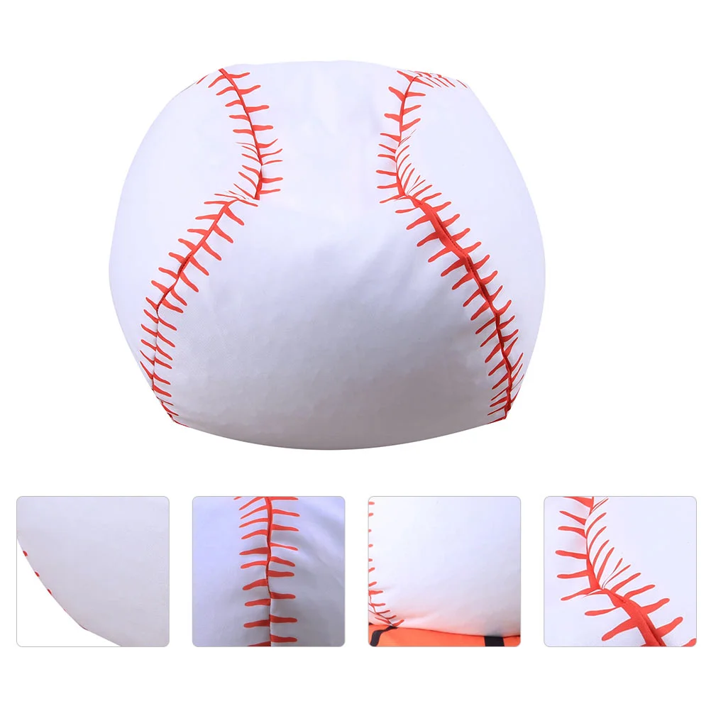 

Baseball Storage Bag Bean Plush Toys Beanbag Chair Cover Style Polyester Stuffed Animal Kids Zipper Toddler Covers