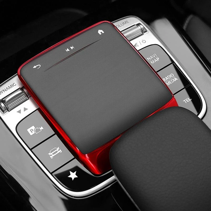 

For Mercedes Benz A B CLA GLE GLS GLB GLA Class W177 W247 C118 W167 X167 X247 H247 Car Center Console Mouse TPU Protector Cover