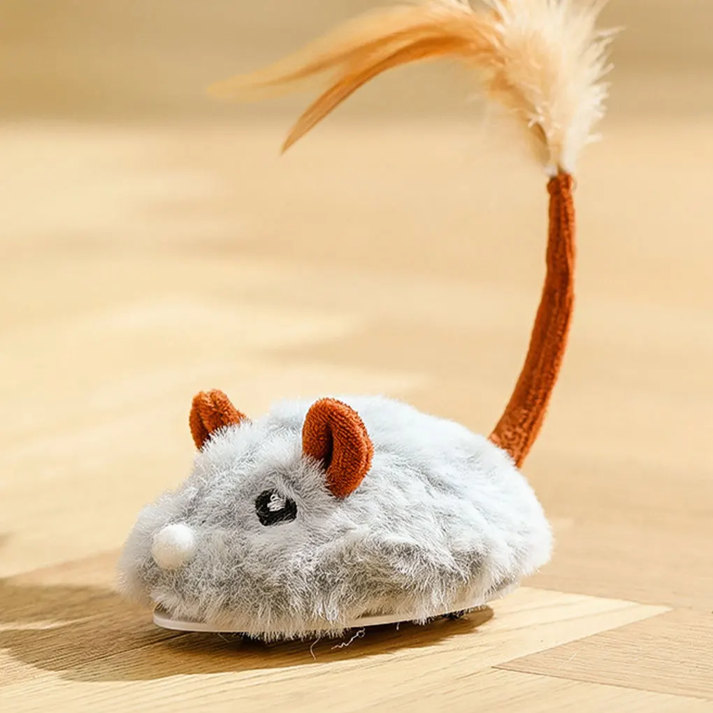 Умная электрическая игрушка-мышь USB перезаряжаемая SelfHelp игрушки для кошек