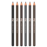 6 color eyebrow pencil cosmetics for makeup tint waterproof microblading pen black gray brown tea color eye brow natural beauty