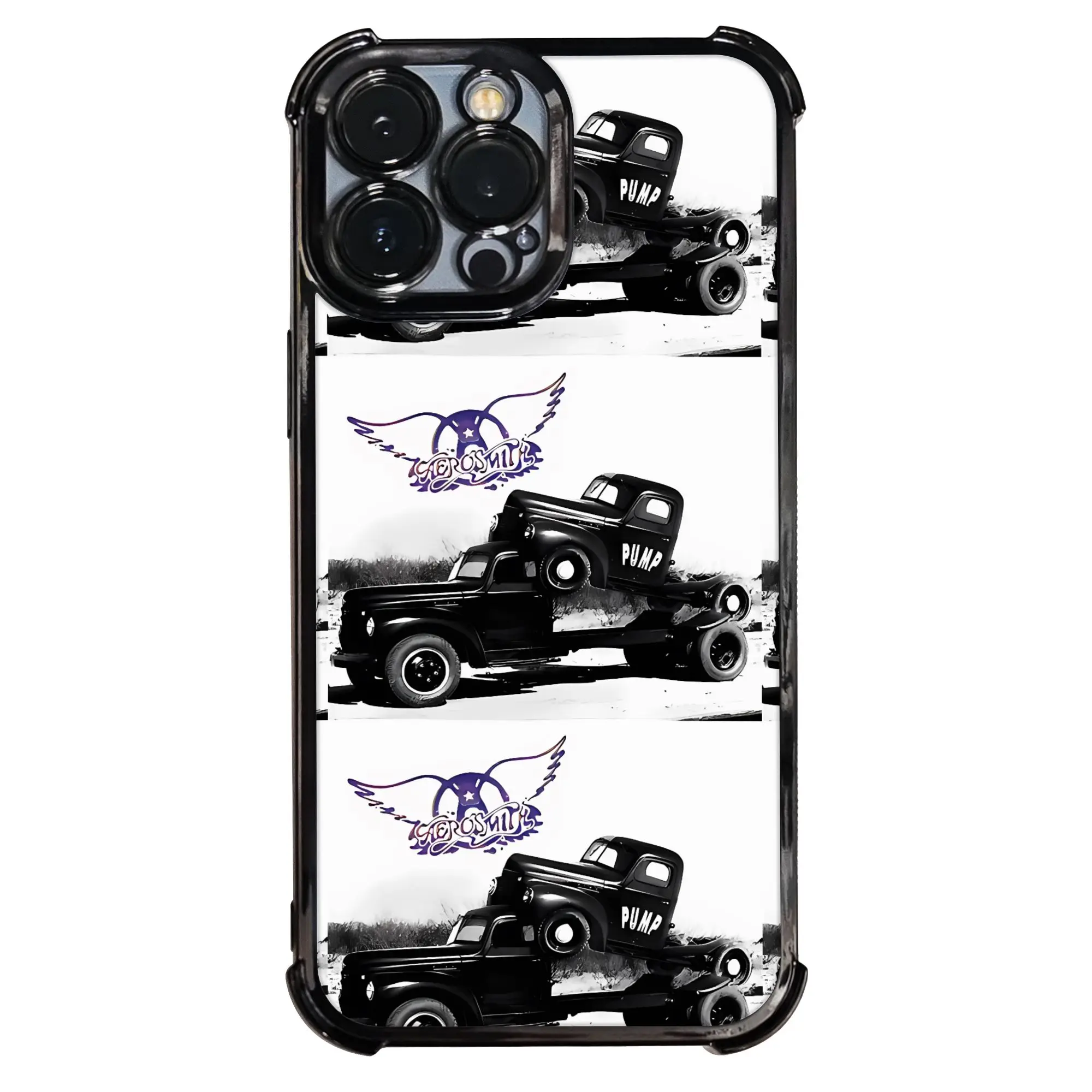 Фото Чехол для телефона Aero Phone Case с гальваническим покрытием в стиле Aerosmith, дизайн «Pump The Car Like I Do», для различных моделей iPhone №2