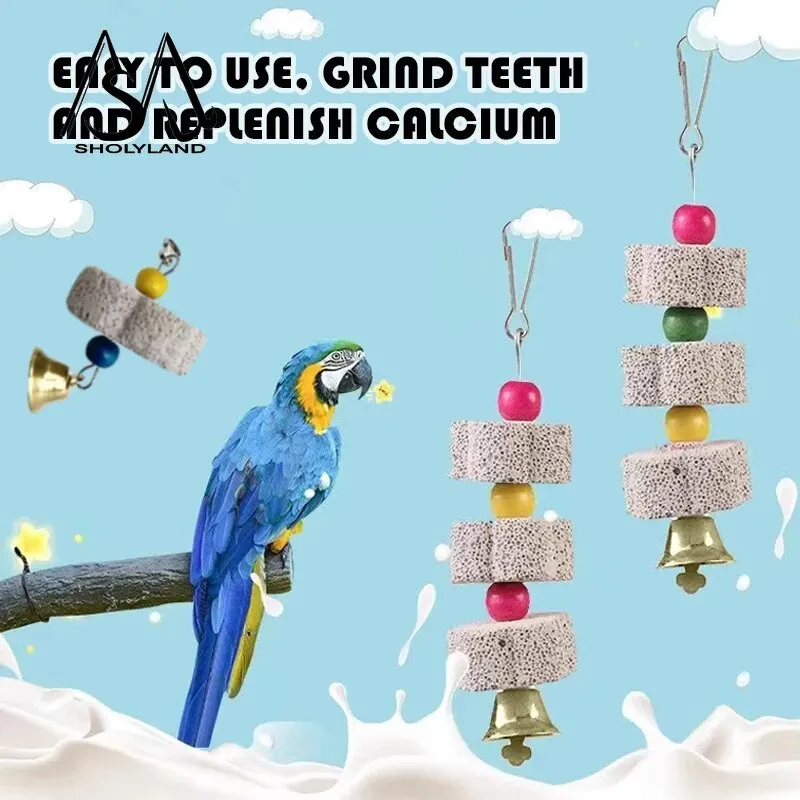 Минеральная Рок-клетка Для Птиц Игрушка В Форме Цветка Подвесная Стильная Клетка