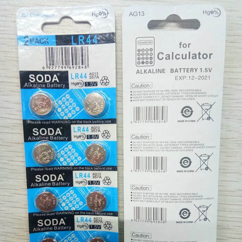

AG13/LR44 Battery 12PCS LR44 Button Battery