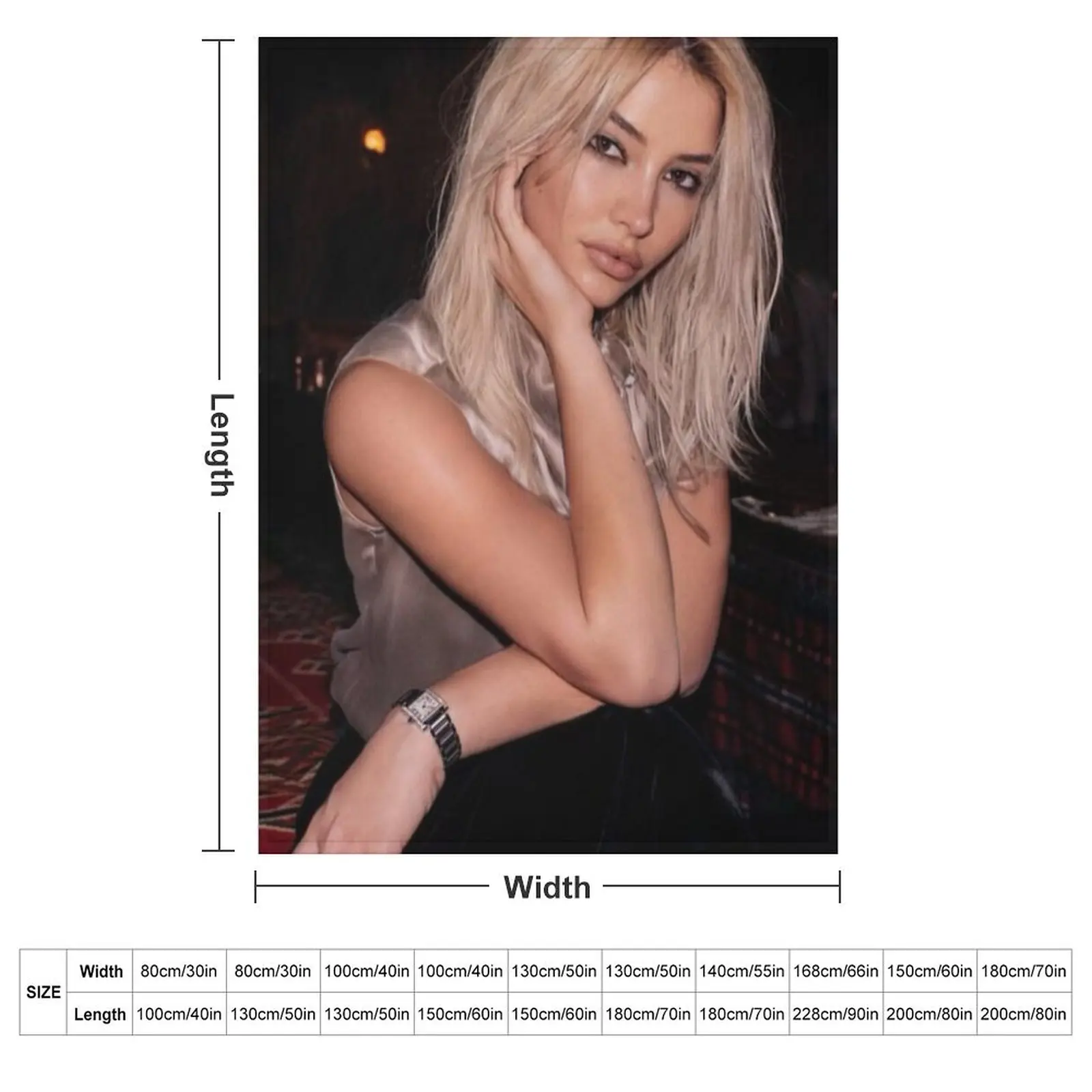 Одеяло Madelyn Cline тонкие одеяла для волос