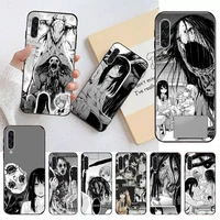 mieruko chan manga horror phone case for samsung galaxy a s note 10 12 20 32 40 50 51 52 70 71 72 21 fe s ultra plus
