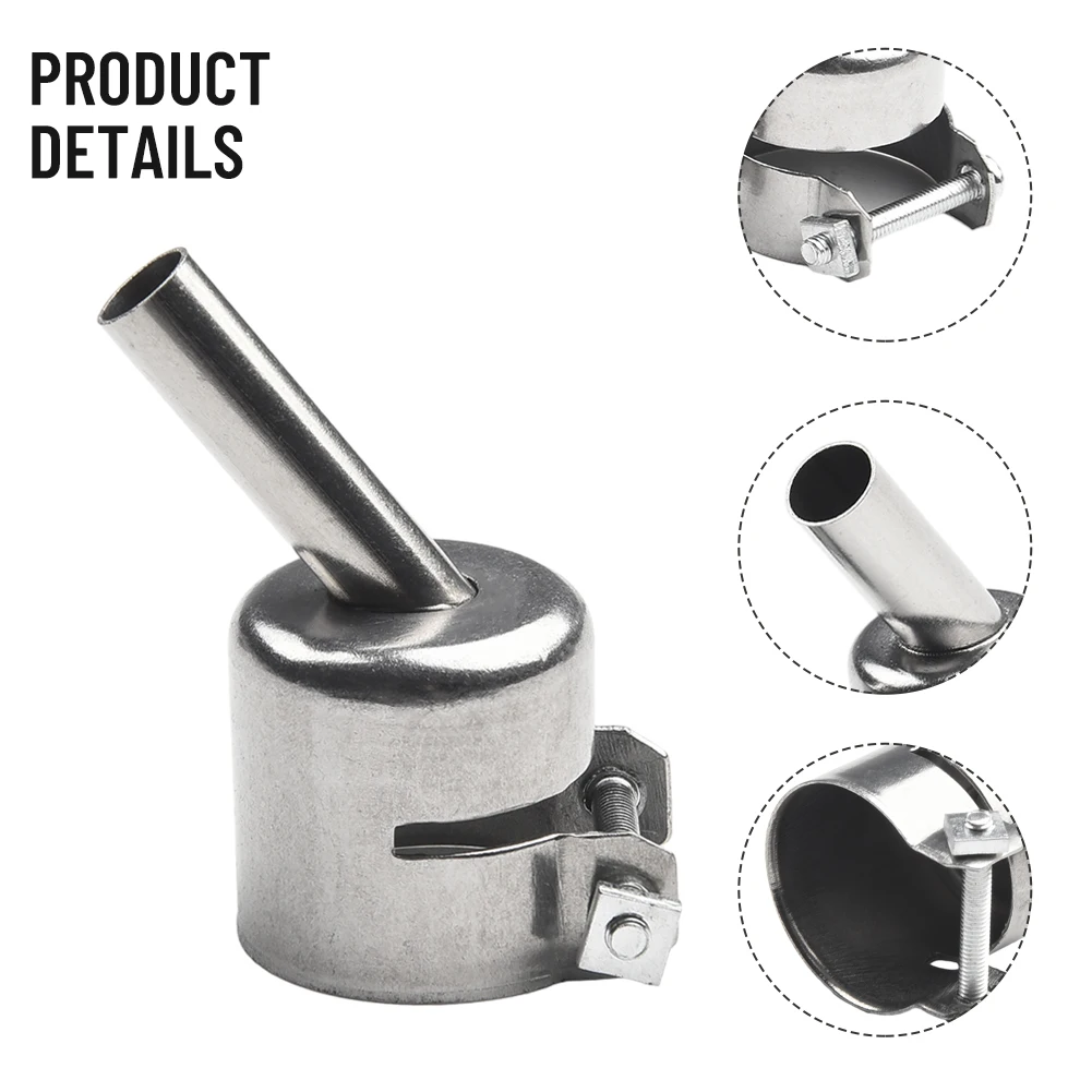 

Professional 45 Degree Curved Angle Nozzle Set with Multiple Inner Diameter Options for 850 Series Hot Air Soldering Station