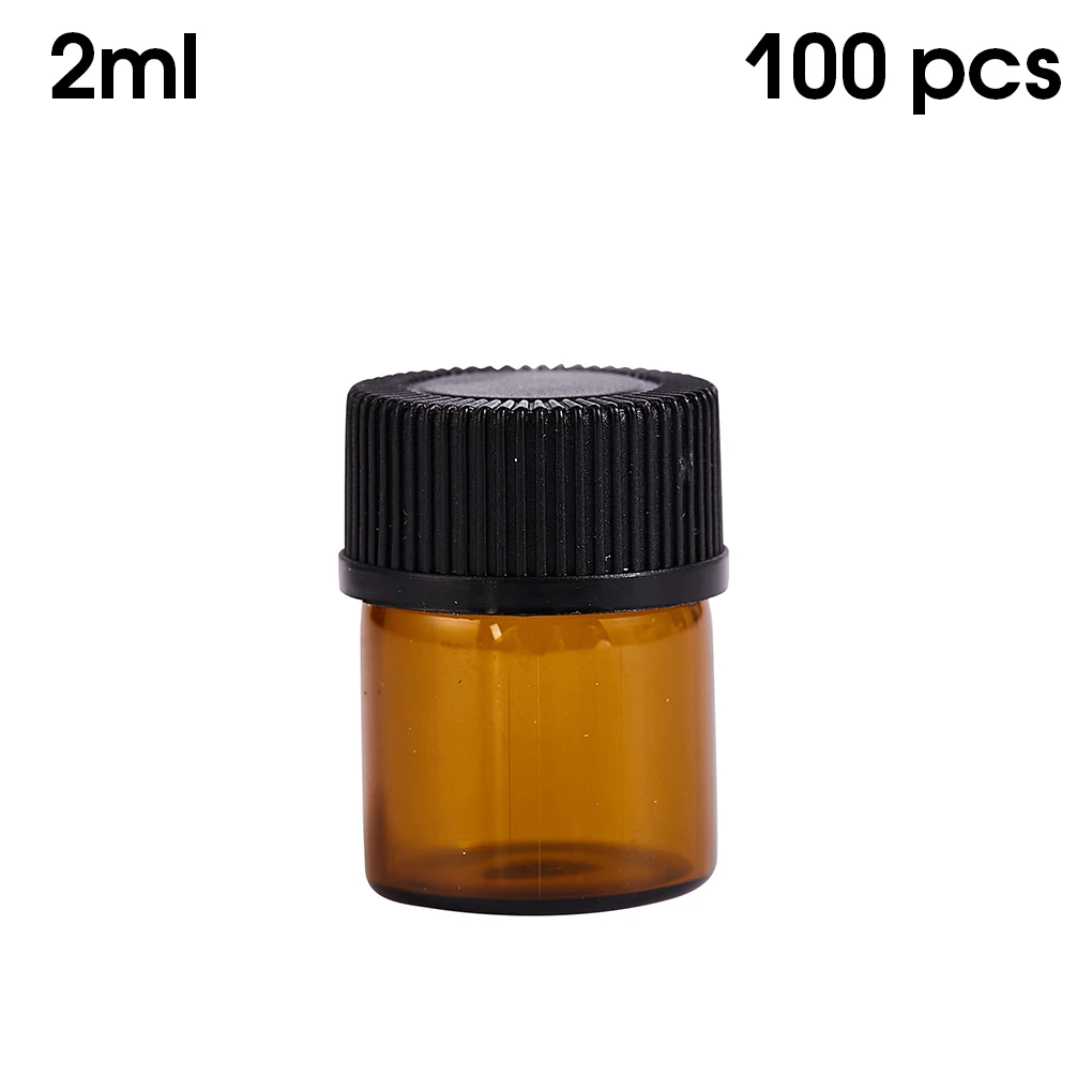 

100 Pieces Essential Oil Bottle Hand Type Refillable Bottles Container