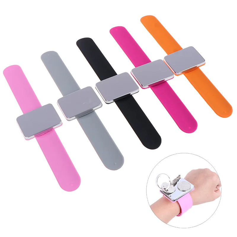 Spot Salon Hair Accessories Magnetic Bracelet Wrist Band Strap Belt Hair Clip Holder Barber Hairpins Hairdressing Styling Tools