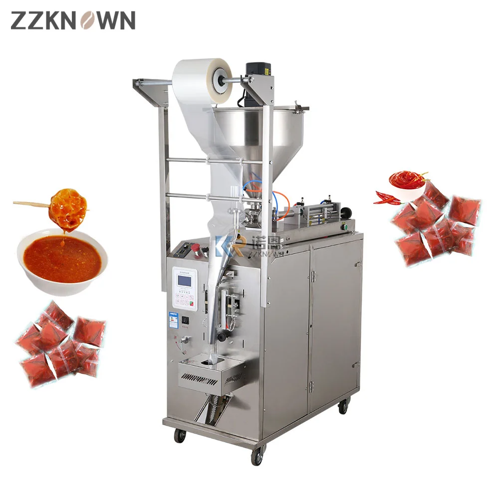 

Honey Milk Cream Liquid Bag Packing Machine Hot Sealing Blister Packing Machine Food Electric Paste Packaging Machine