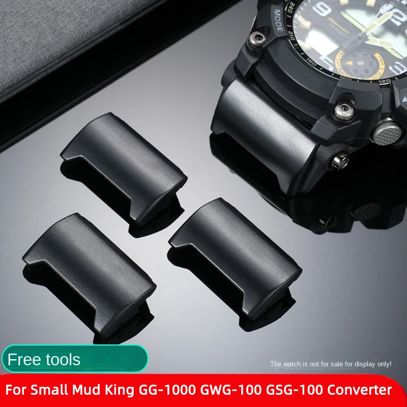 Фото GG100 GWG1000 Ремешок-адаптер для Casio Small Mud King GG-1000 GWG-100 GSG-100 Адаптер Нейлоновый ремешок из нержавеющей стали 24 мм №1