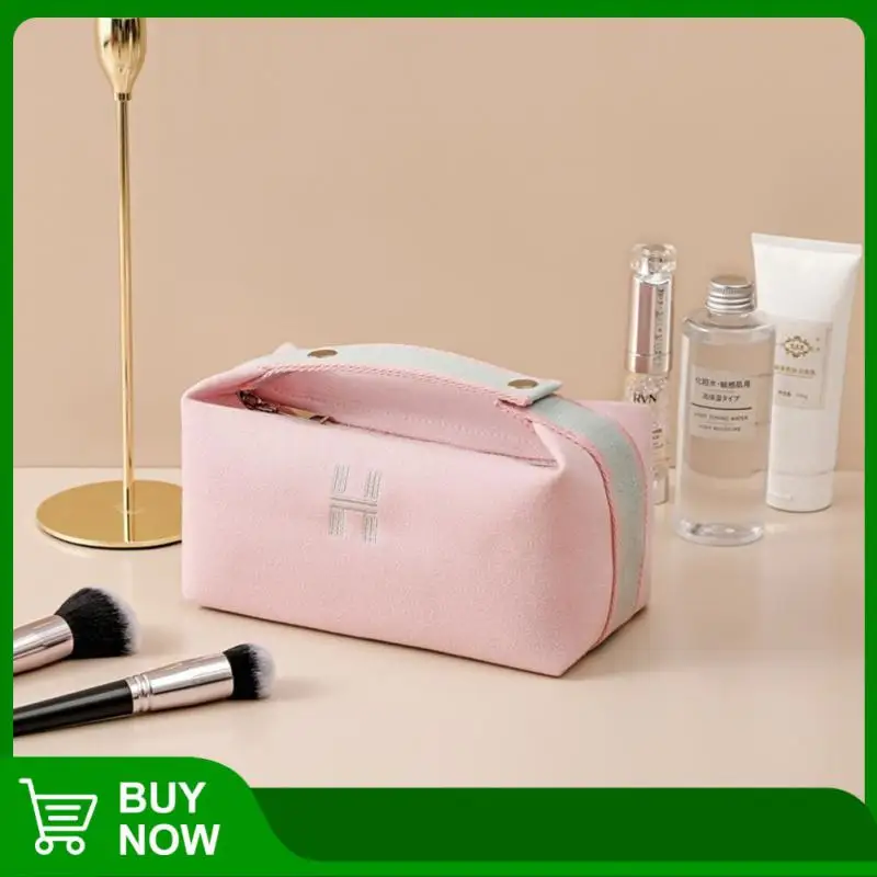 

Водонепроницаемые женские сумки, модные холщовые косметички, простая женская косметичка, вместительная сумка для туалетных принадлежностей, органайзер для хранения
