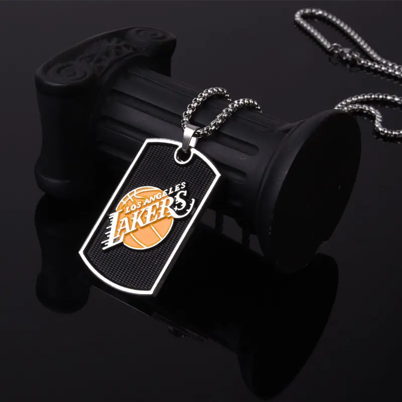 

Fashion New Stainless Steel Basketball Letter Pendant Necklace Men and Women Street Hip Hop Exquisite Jewelry Gift Wholesale