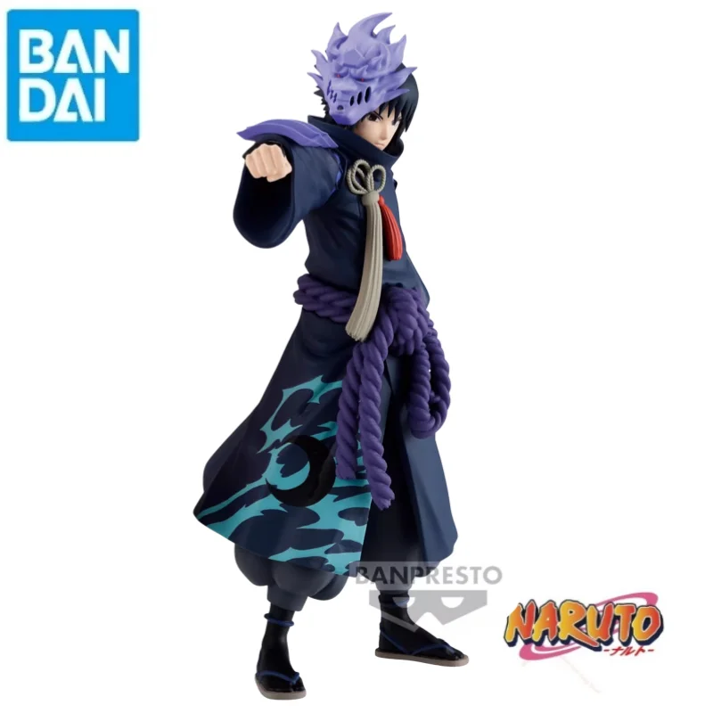 Фото В наличии Bandai Original Naruto Banpresto Uchiha Sasuke аниме товары модель фигурка украшения 100% натуральная оригинальная коробка №4