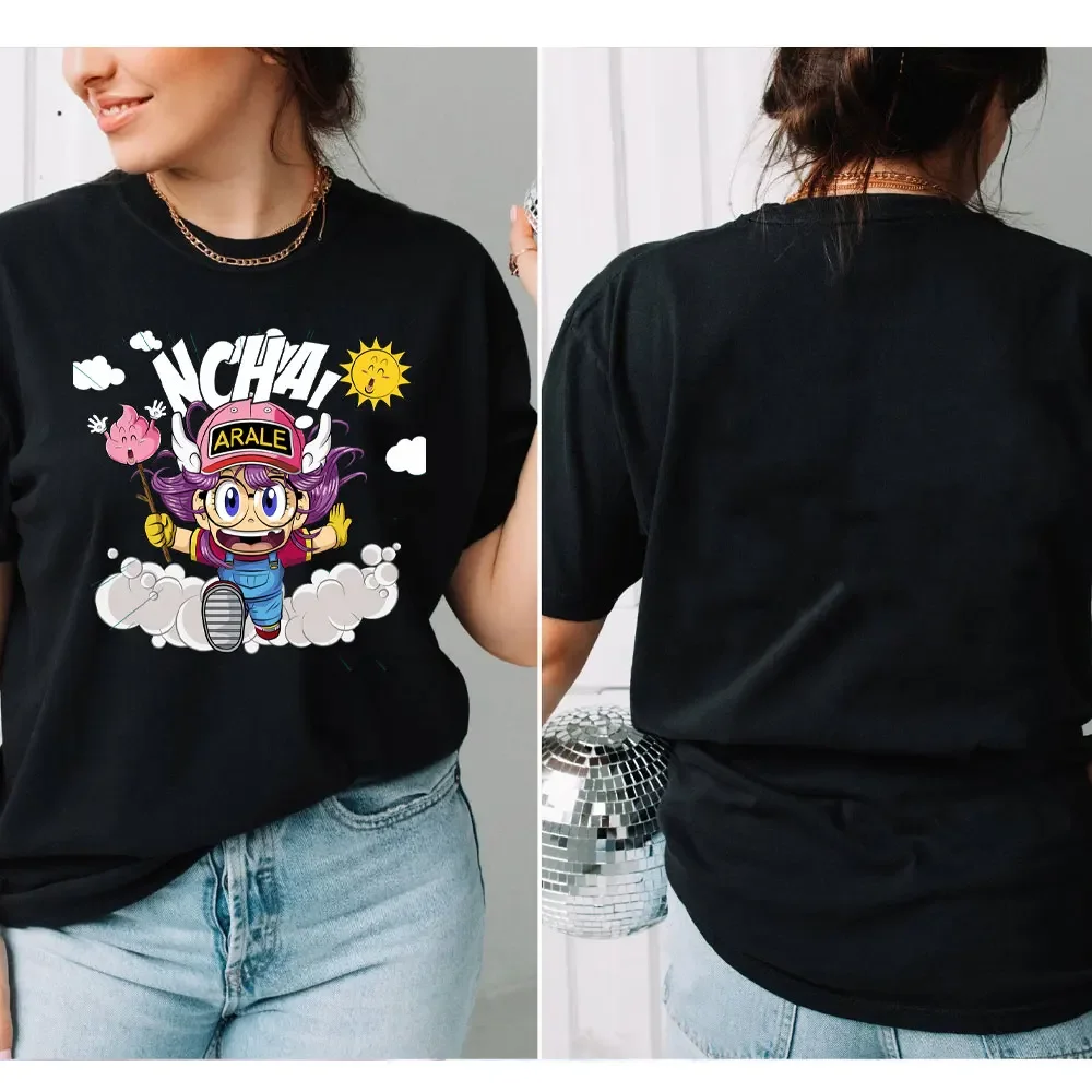 Футболка Arale женская дизайнерская японская повседневная футболка для девочек