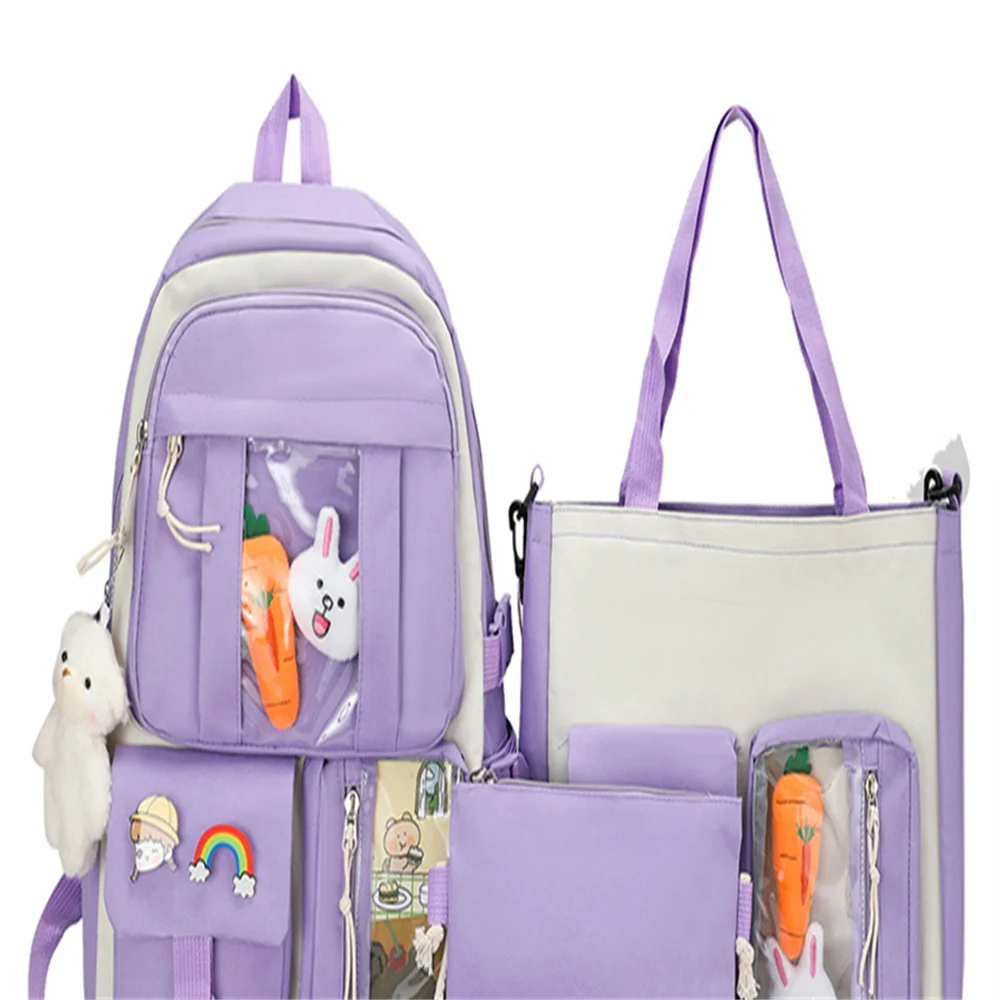 Легкий милый рюкзак для девочек учеников начальной школы от 3 до 6 классов с