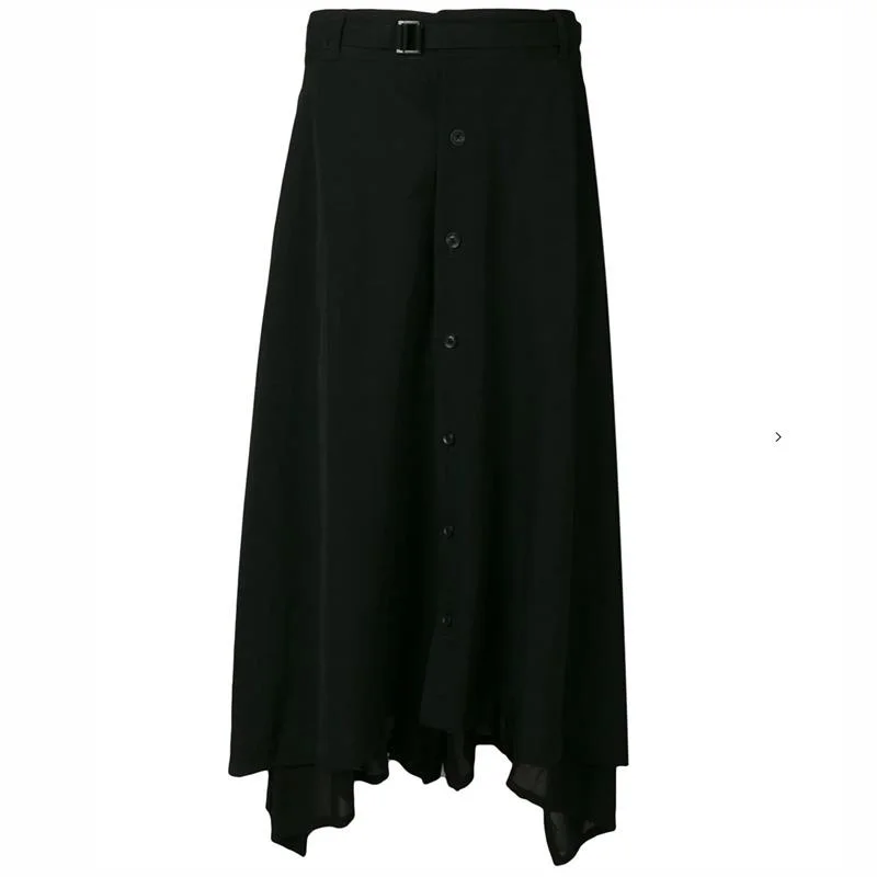 

leg Wide pants, two-layer culottes, loose dark original low-end pants