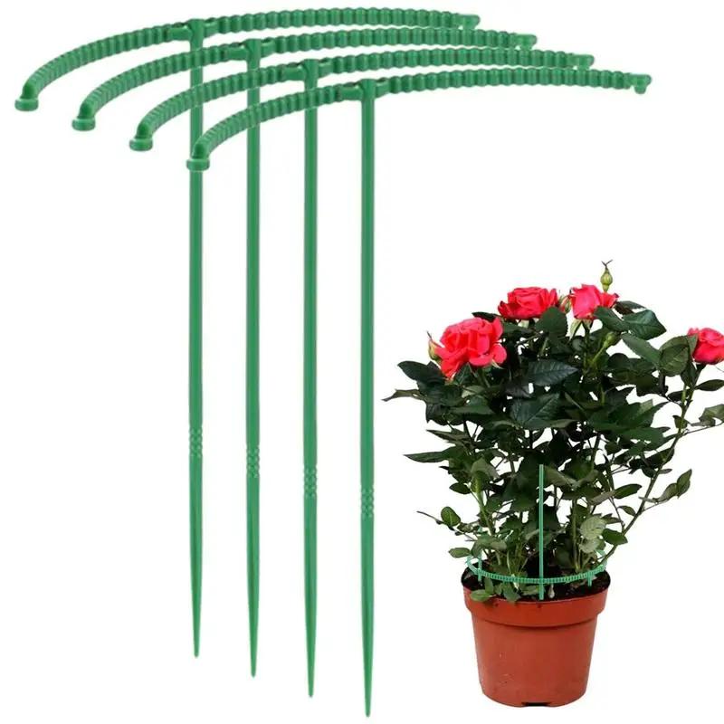 

Orchard Garden Plant Support Stake Pile Frame Plastic Flower Stand Holder Fixing Rod Bonsai Tool For Greenhouses Tomato Peony