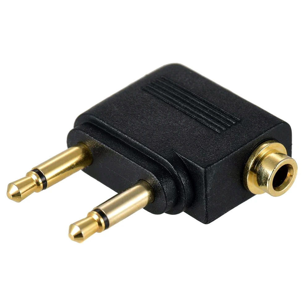 

3.5mm Jack Female to 2 x 3.5 mm Mono In-flight Entertainment Headset Earphone Adapter