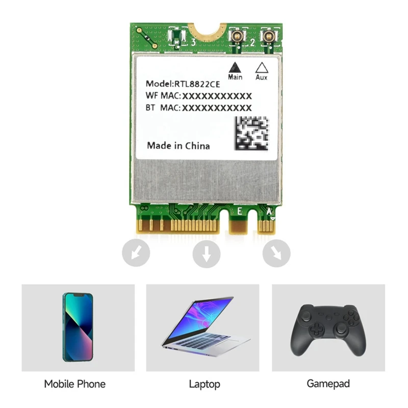 Беспроводная сетевая микросхема Wi-Fi 5 2 4 ГГц/5 ГГц