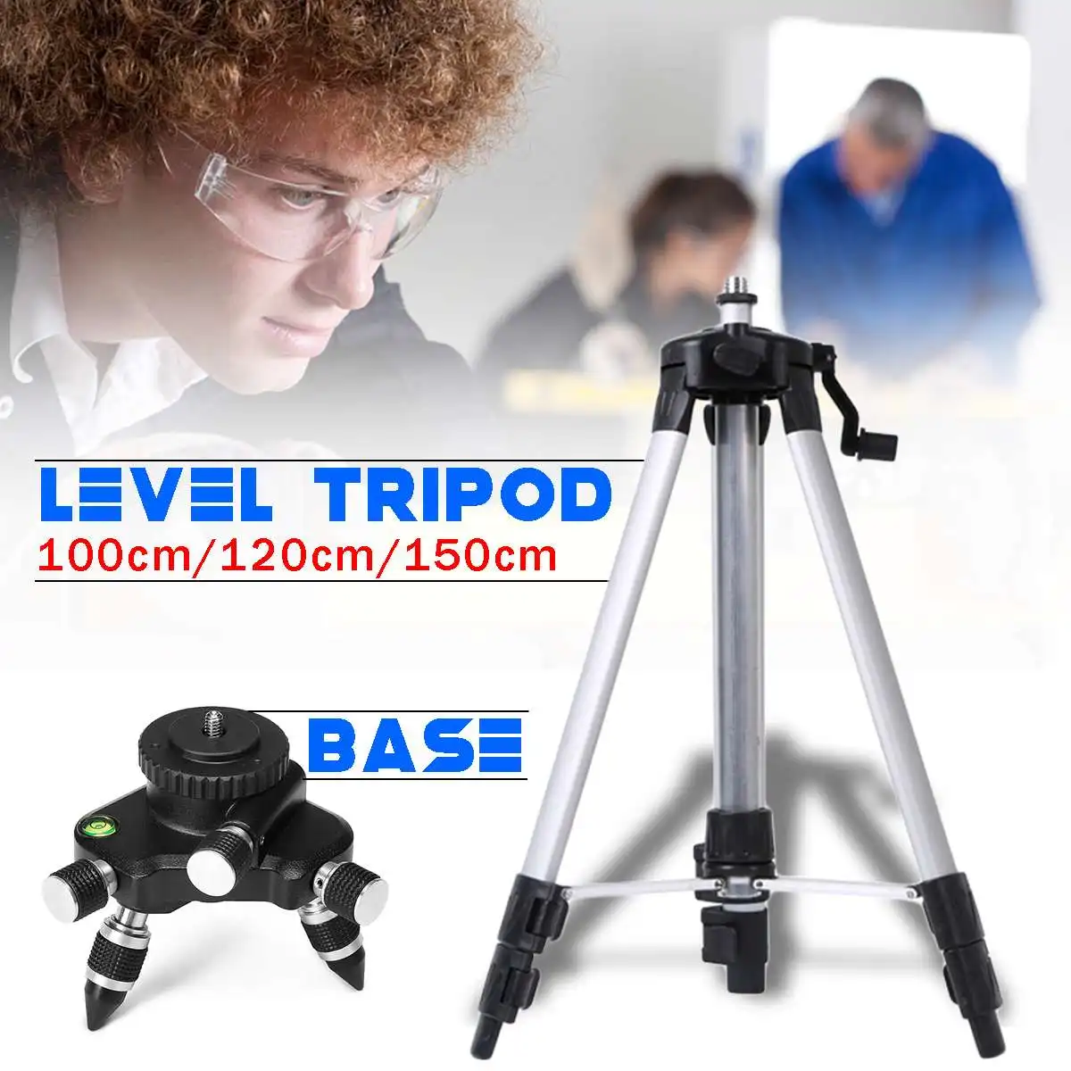 

Тренога алюминиевая для лазерного уровня, 1,2/1,5 м