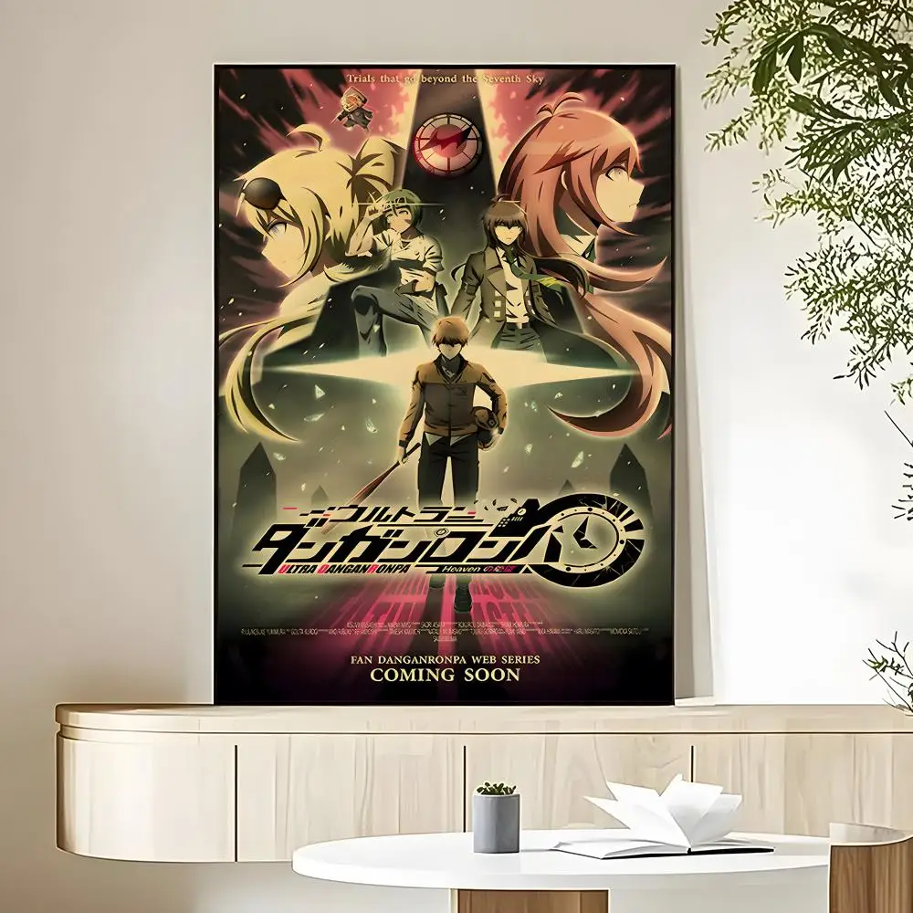 Фото Постер с изображением аниме Danganronpa, HD-качество, водонепроницаемый, для дома, гостиной, спальни, бара, эстетическое украшение №3