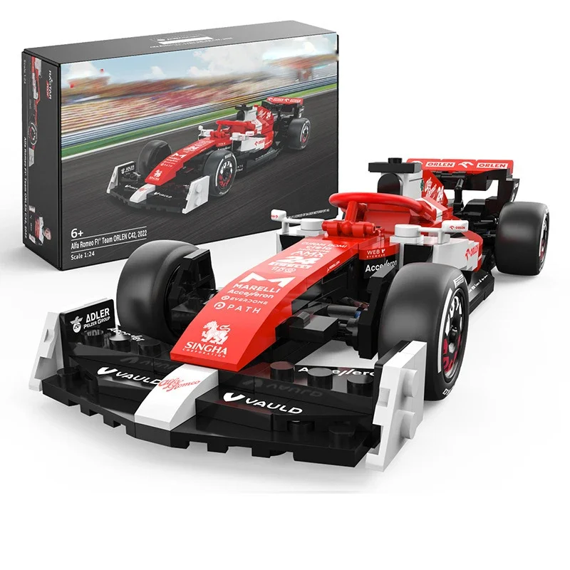 Городская серия F1 Compete in Speed Гоночный автомобиль Строительный блок MOC Знаменитый
