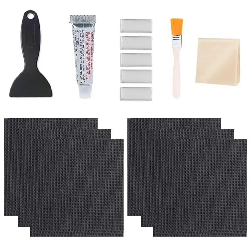 

Glue Trampoline Square For Holes Repair 15pcs 4" Patches Patches Durable Mat Kit Square On Tears Repair Patch Or Trampoline