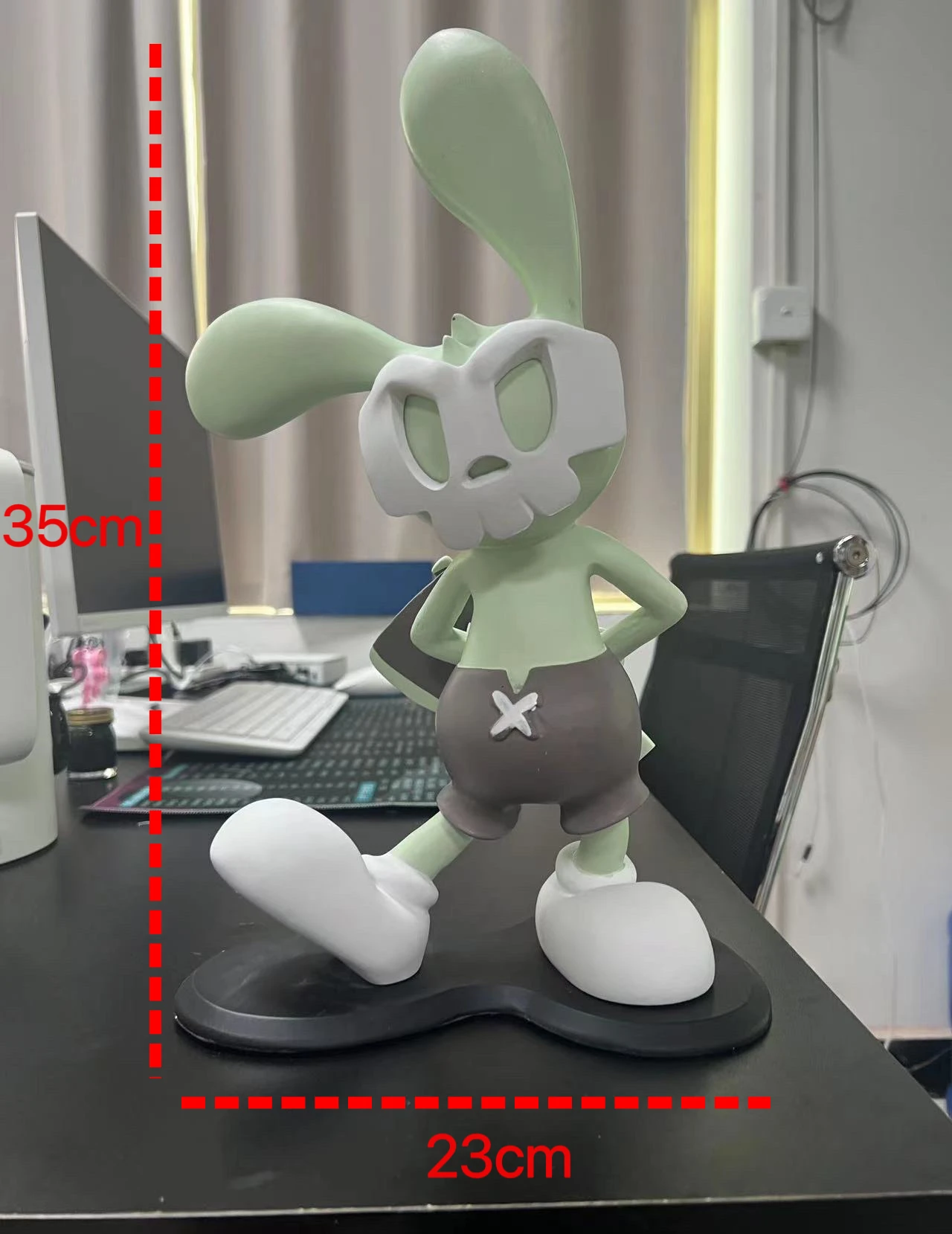 Креативная маска Ax с мультяшным Кроликом украшение для дома из мультфильма