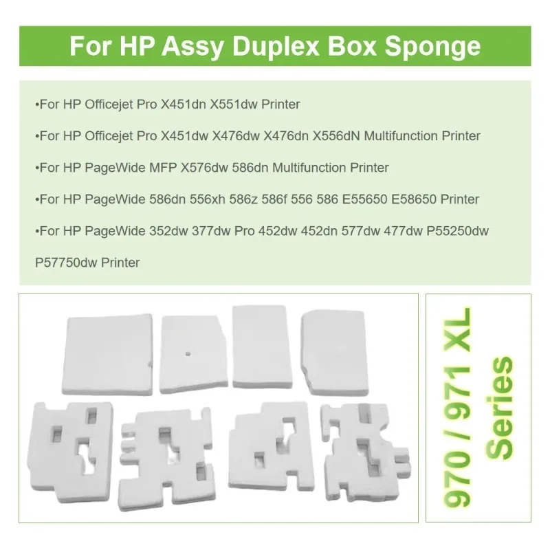 1 комплект HP973 HP974 HP972 HP975 Дуплексный модуль в сборе, коробка для обслуживания чернил, губка для чернил для HP 477dn 477dw 552dw 577dw 577dz (art.: 3920dcbacbbea) - 3920dcbacbbea