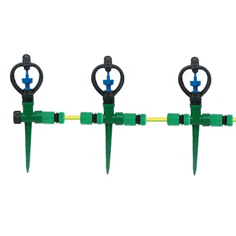 Ороситель для садовой фермы с опорой вращение на 360 градусов полив газона