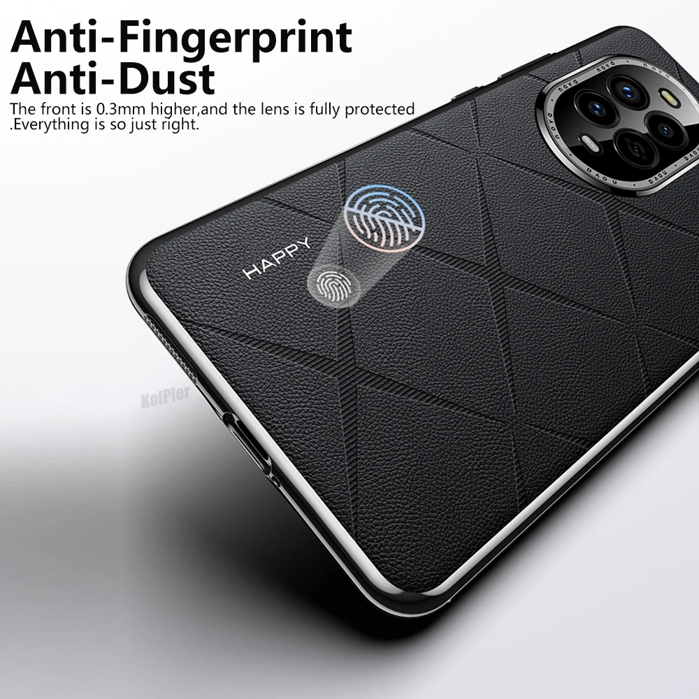 Роскошный кожаный чехол с покрытием для HUAWEI NOVA 13 PRO/N NOVA13 модный сетчатый простой