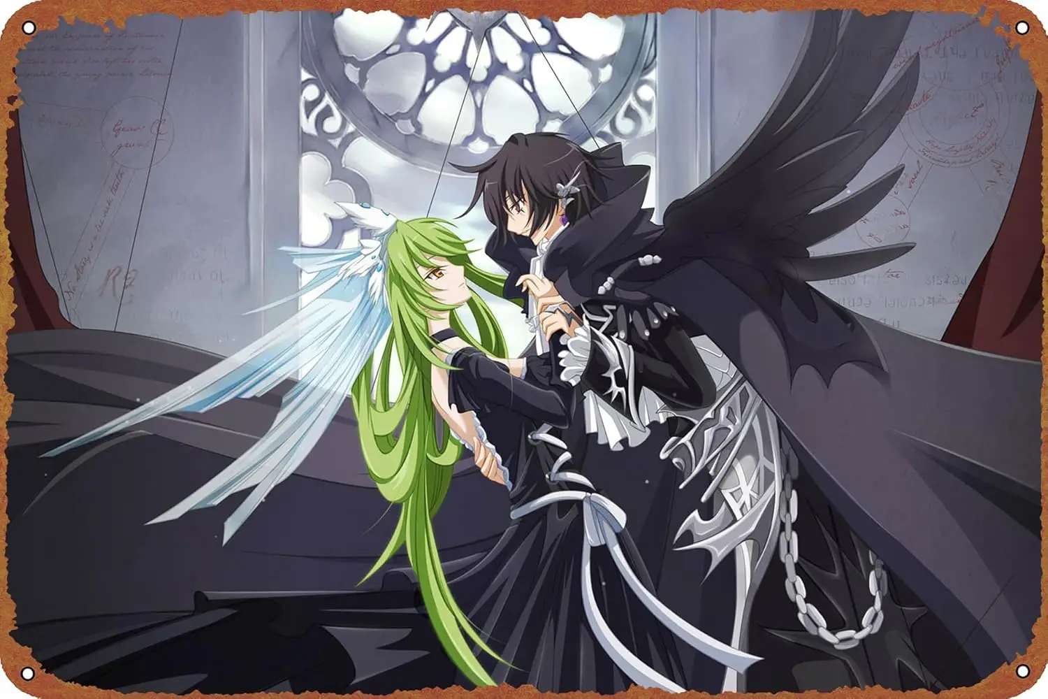 Lelouch Lamperouge Code Geass C Плакат Металлическая жестяная вывеска Настенный декор Знаки
