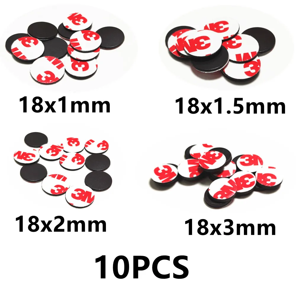 

Резиновый магнит толщиной 18 мм, диаметр 1/1, 5/2/3 мм