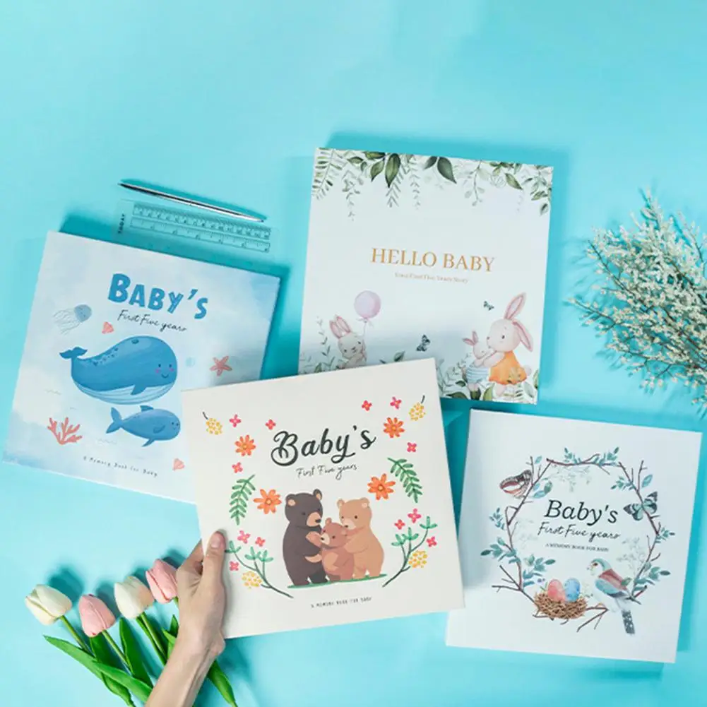 Детская книга с памятью Премиум утолщенная бумага для хранения записей о росте