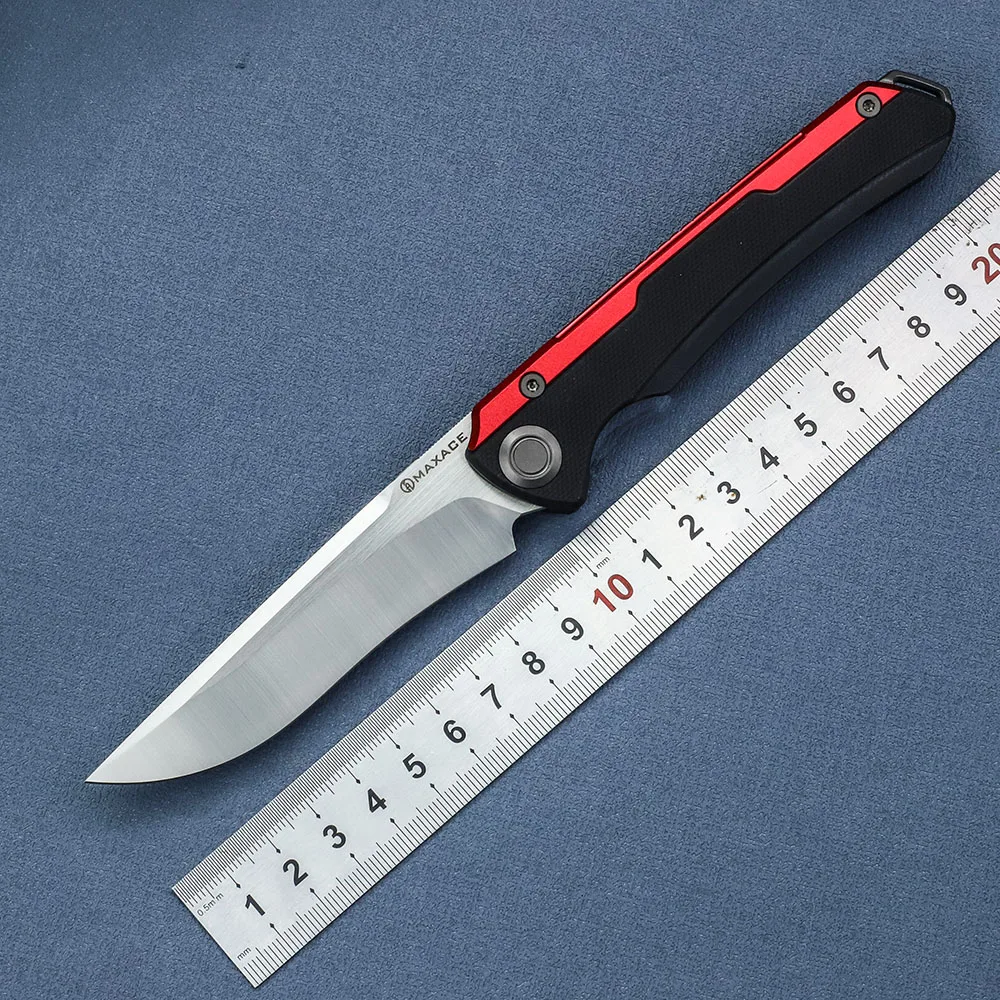 

MAXACE Kestrel Folding Knife M390 Blade Camping Hunting Outdoor Survival Knives EDC Tools Pocket knife KVT Ball Bearing