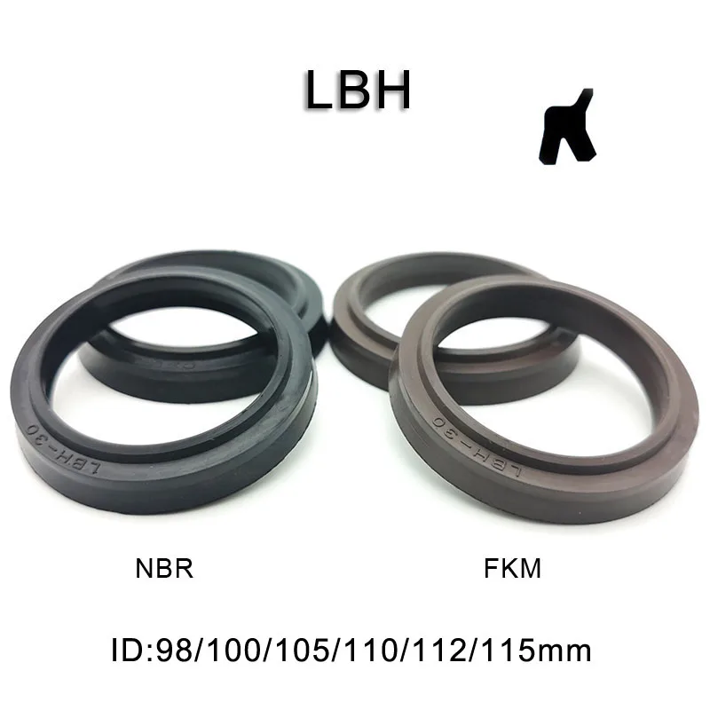 

LBH Hydraulic Dust Seal Piston Dust Ring Cylinder Dust-Proof Wiper Seal 98*108/100*110/105*115/110*120/112*122/115*125*6/8mm