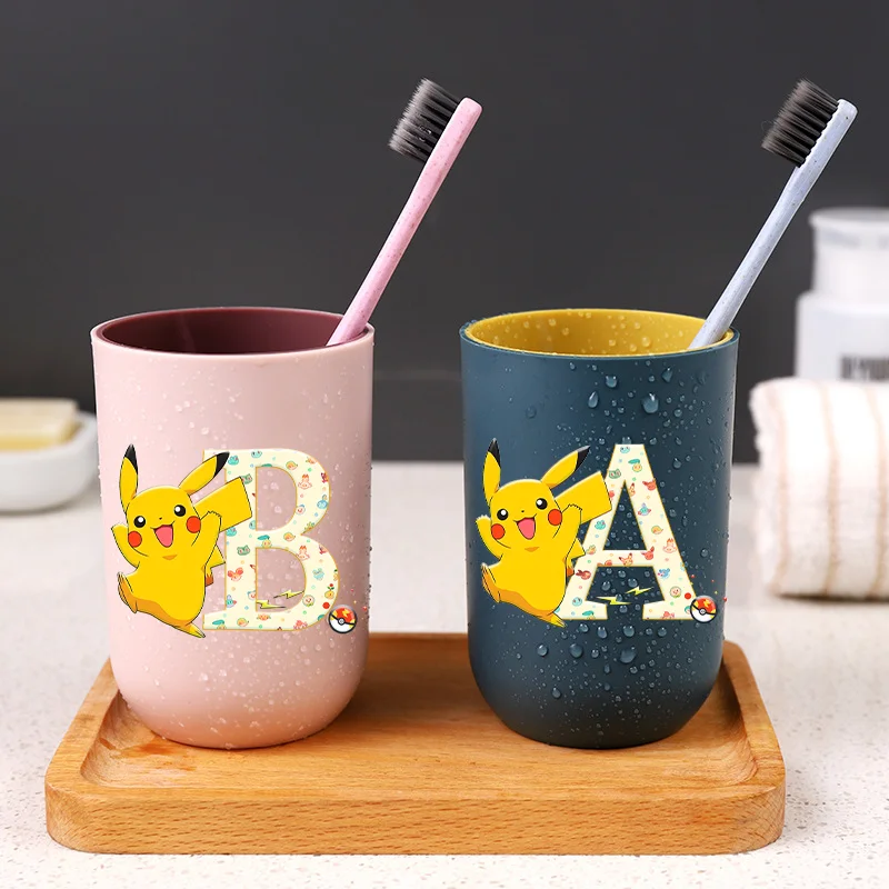 Фото Многофункциональные стаканы для полоскания рта Pikachu Pokemons: стакан для полоскания, стакан для ванной, стакан для зубной щетки и пасты, дорожная кружка для умывания №1