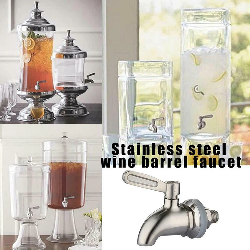 

Stainless Steel Beverage Dispenser Wine Barrel Faucet Water Tap Spigot Tap good dispenser for wine barrel garden water connector