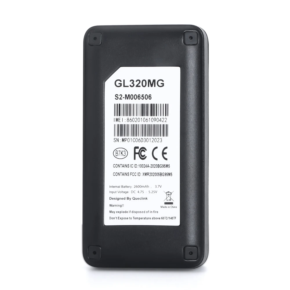 Беспроводной водонепроницаемый Gps-трекер Queclink GL320MG NB IOT 4G